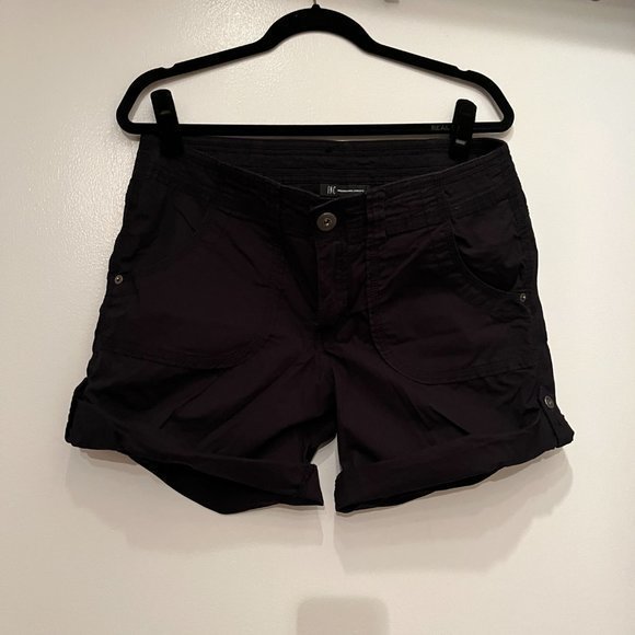 INC Black Cotton-Blend Shorts – Size 12 / 31 (Never Worn!) (Like New) - Picture 1 of 2